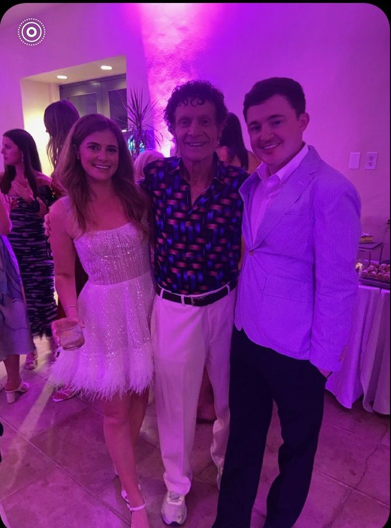 Dr. Marshall Hubsher celebrating family pre-wedding moment